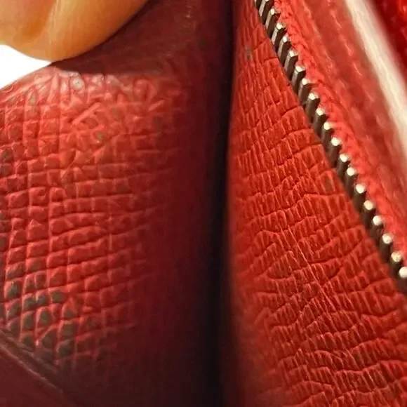 Hermès Bearn Classic Long Wallet Red Leather Gold Hardware 2004 - Picture 3 of 16